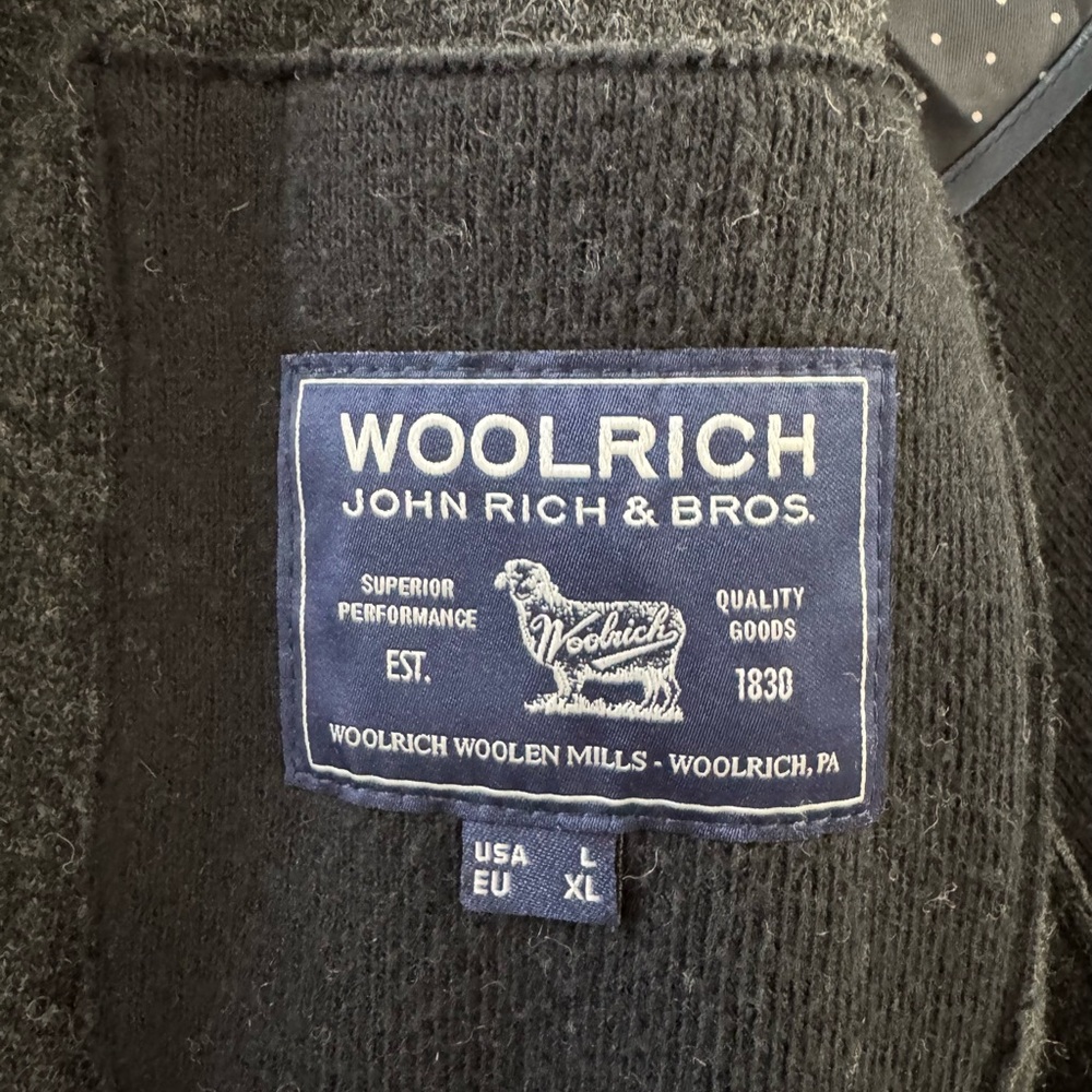 Woolrich Dark Gray Woolen Jacket - Picture 2 of 2